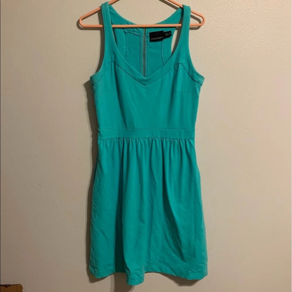 Blue dress by Cynthia Rowley